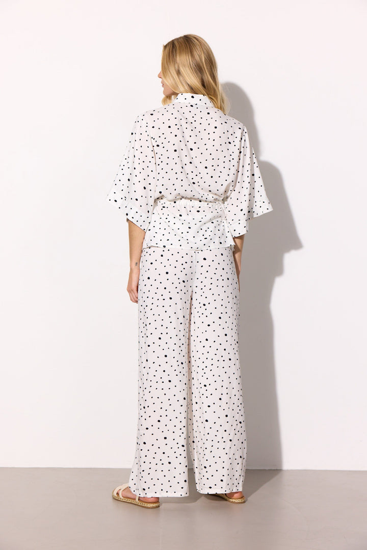 Hunkøn - Kris Trousers 26123 - White Bukser 