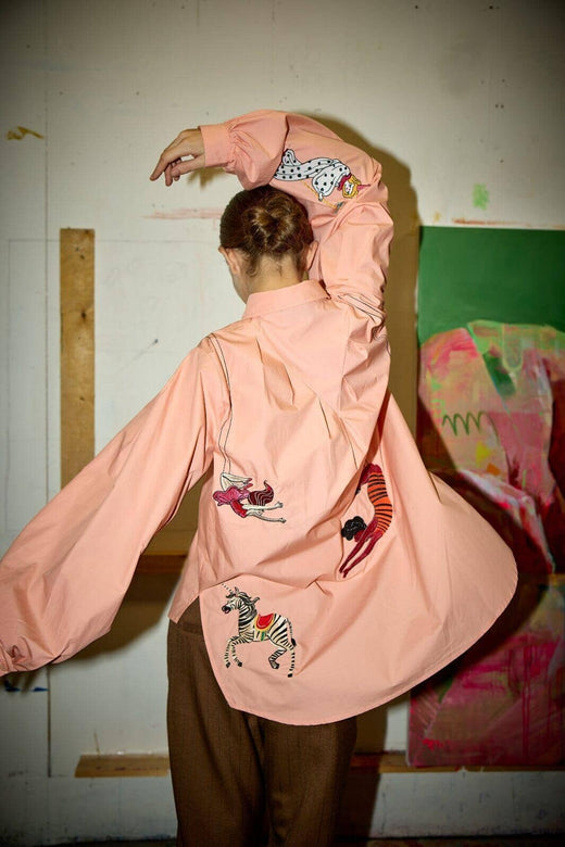 Hunkøn - Sasha Shirt 26515 - Peach Skjorter 
