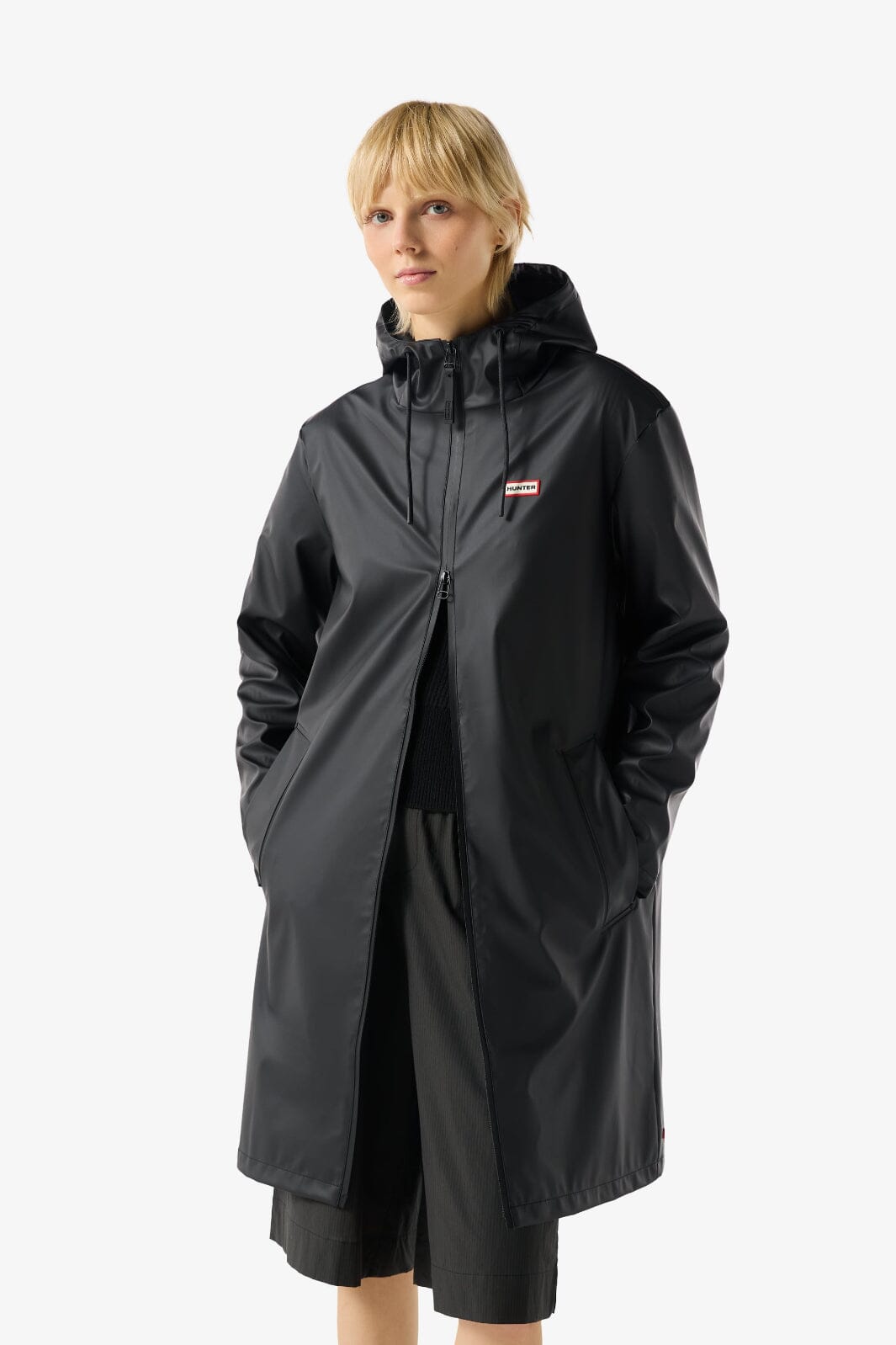 Hunter - Andrea Pu Raincoat Haru0002242hb - Black Regnjakker 