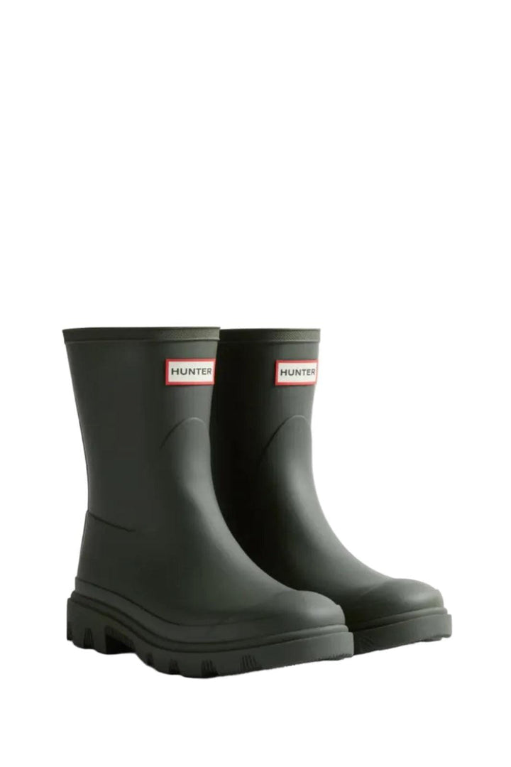 Hunter - Downpour Short Boot Hfru0002251dov - Dark Olive Gummistøvler 