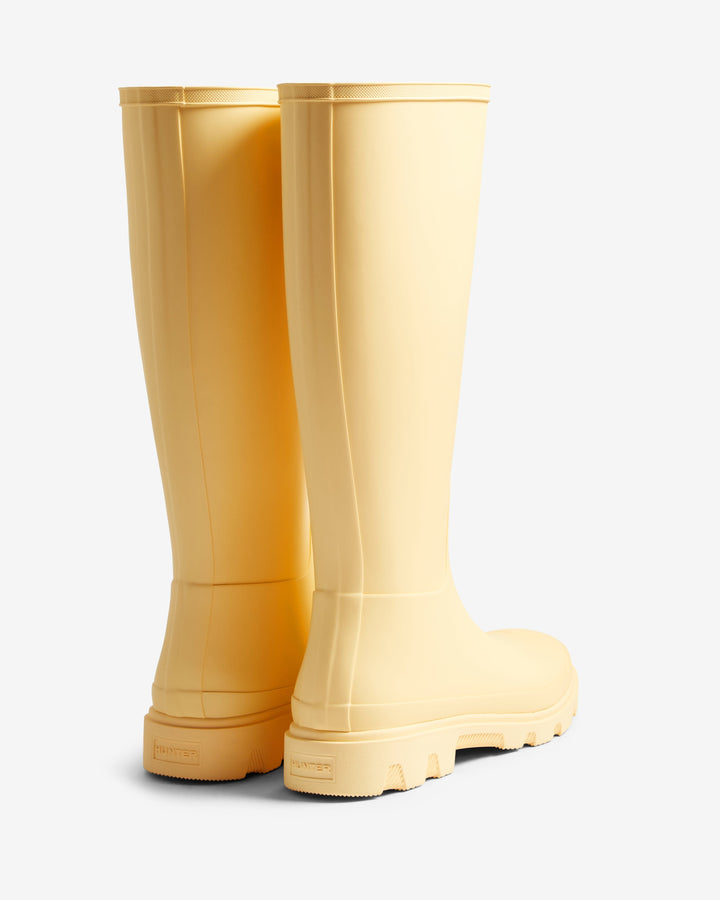 Hunter - Downpour Tall Boot Hfru0001251ya - Pale Yellow Gummistøvler 
