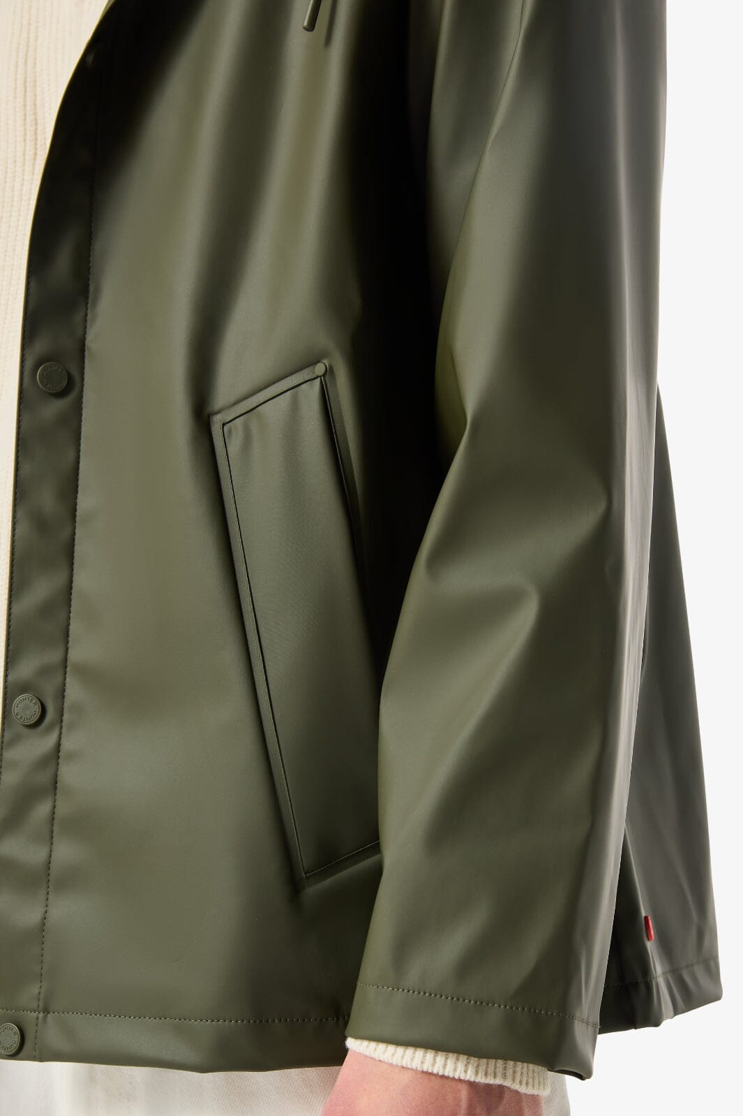 Hunter - Izzy Pu Hooded Jacket Haru0012251km - Kambaba Regnjakker 