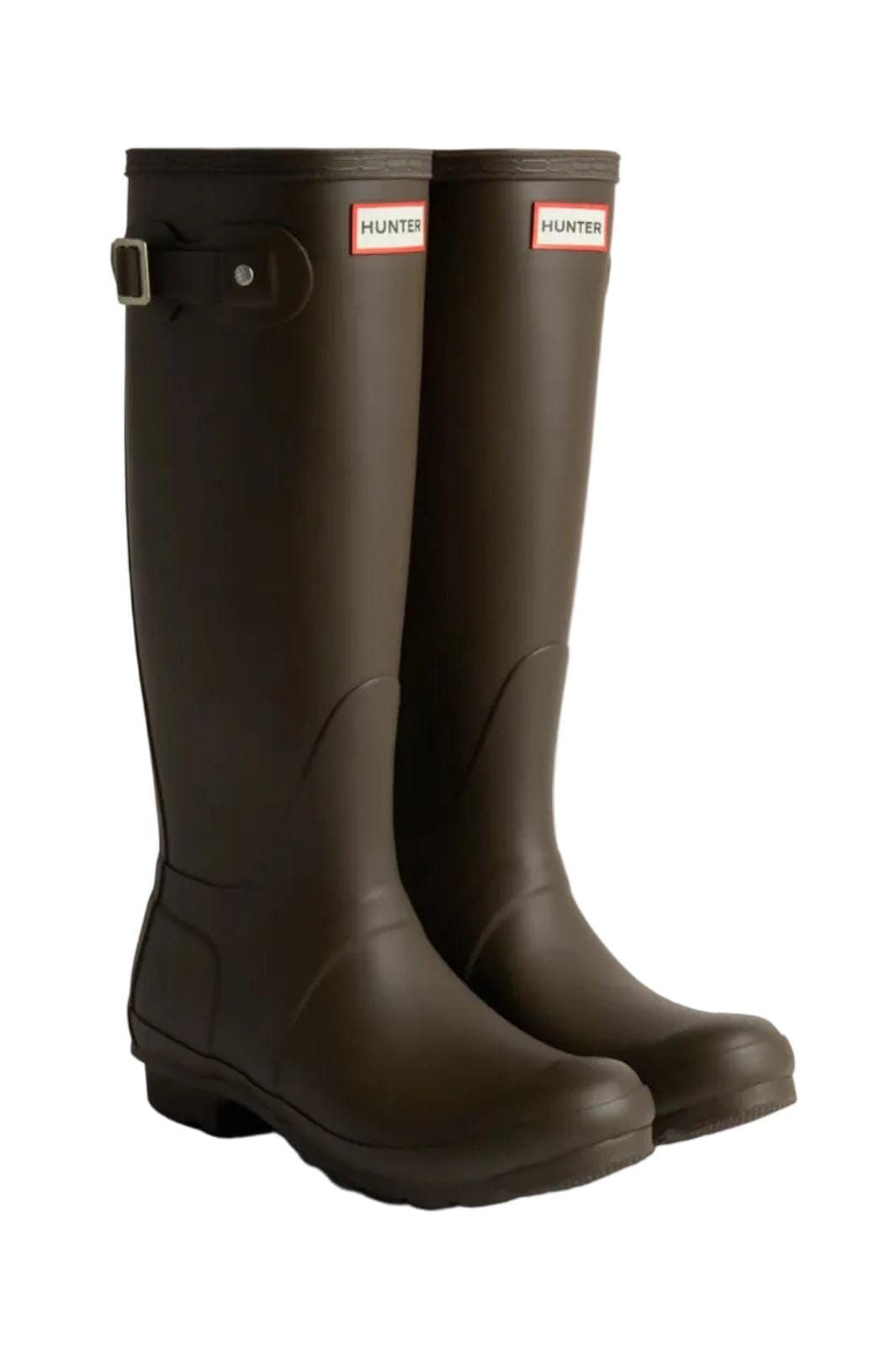 Hunter - Womens Original Tall Boot Wft1000rmacb - Chocolate Brown Gummistøvler 