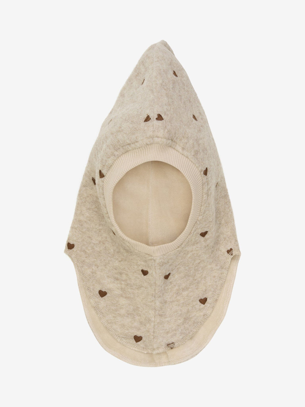 Huttelihut - Balaclava All Over Emb. Wool 460337 - 2601 Sand Melange Elefanthuer 