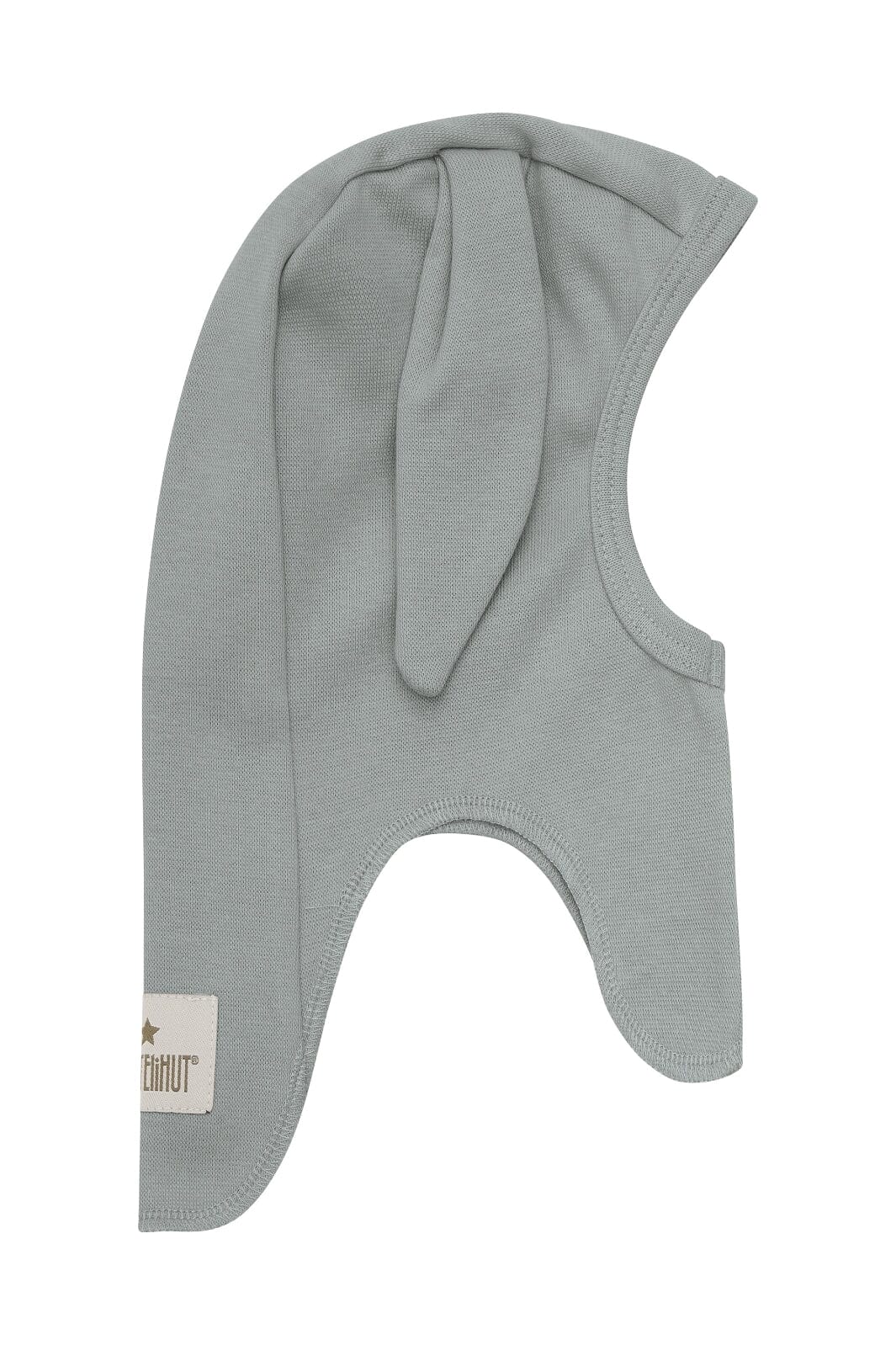 Huttelihut - Balaclava Ears Cotton Rib - Lily Pad Melange
