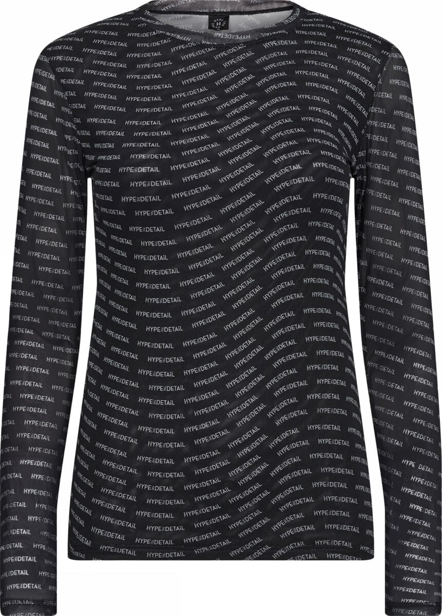 Hype The Detail - Blouse W/Print - 10 Sort