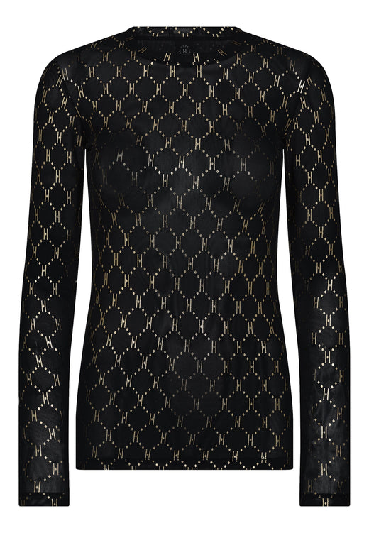 Hype The Detail - Blouse W/Print 320-14 - 15 - Golden Bluser 