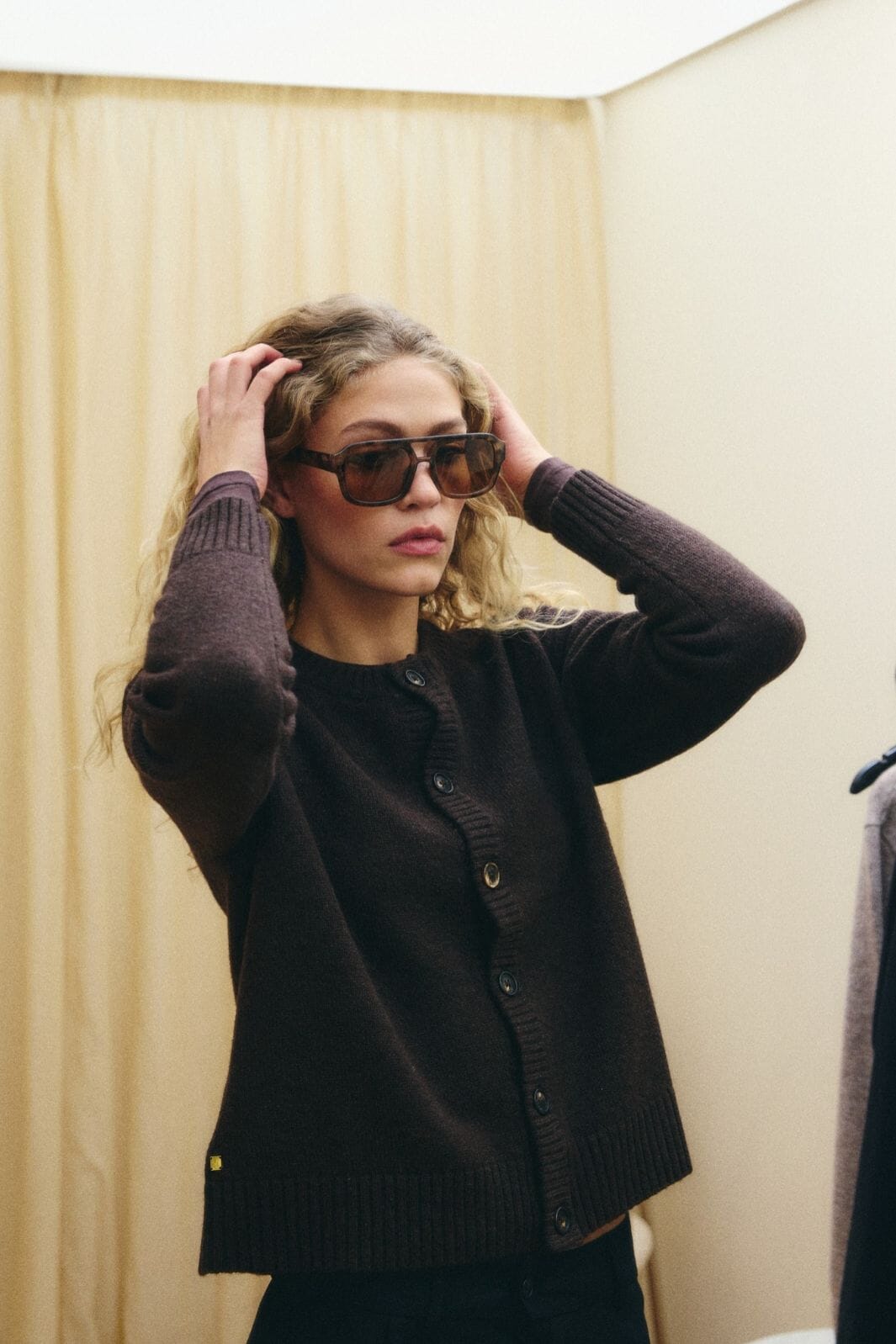 Hype The Detail - Cardigan 930-24 - 89 - Brun Cardigans 