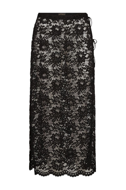Hype The Detail - Lace Skirt 380-97 - 9 - Black Nederdele 