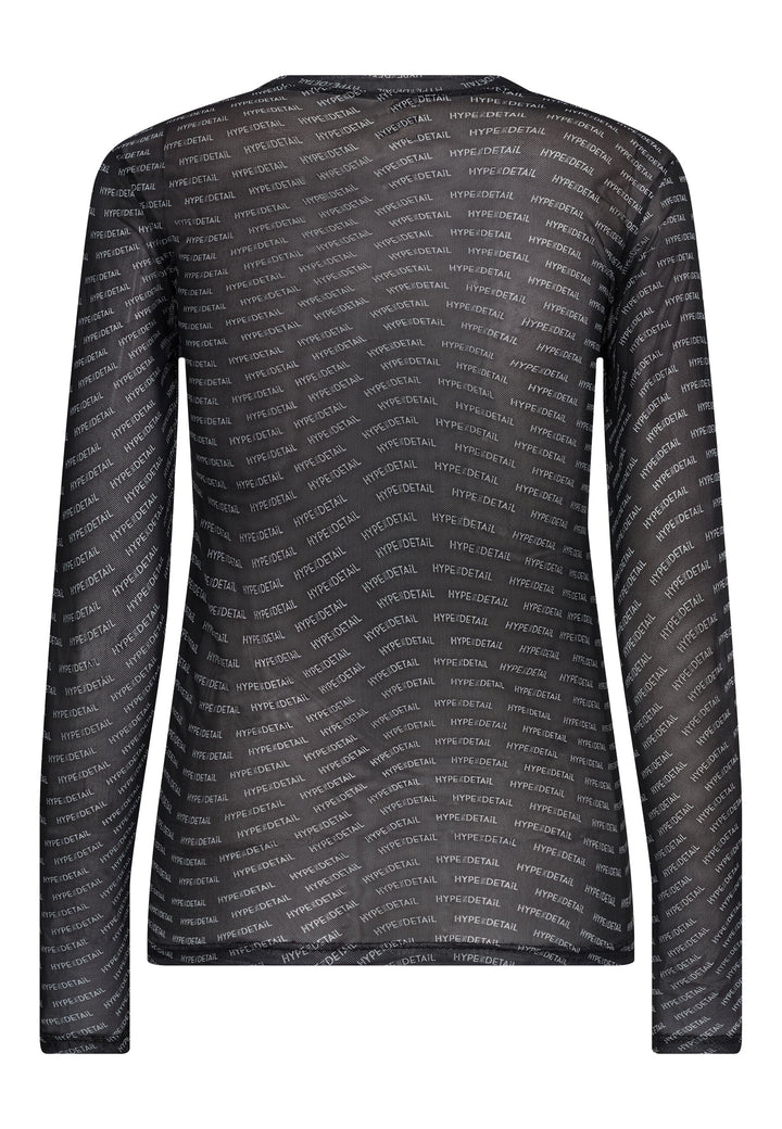 Hype The Detail - Mesh Blouse - 91 Sort