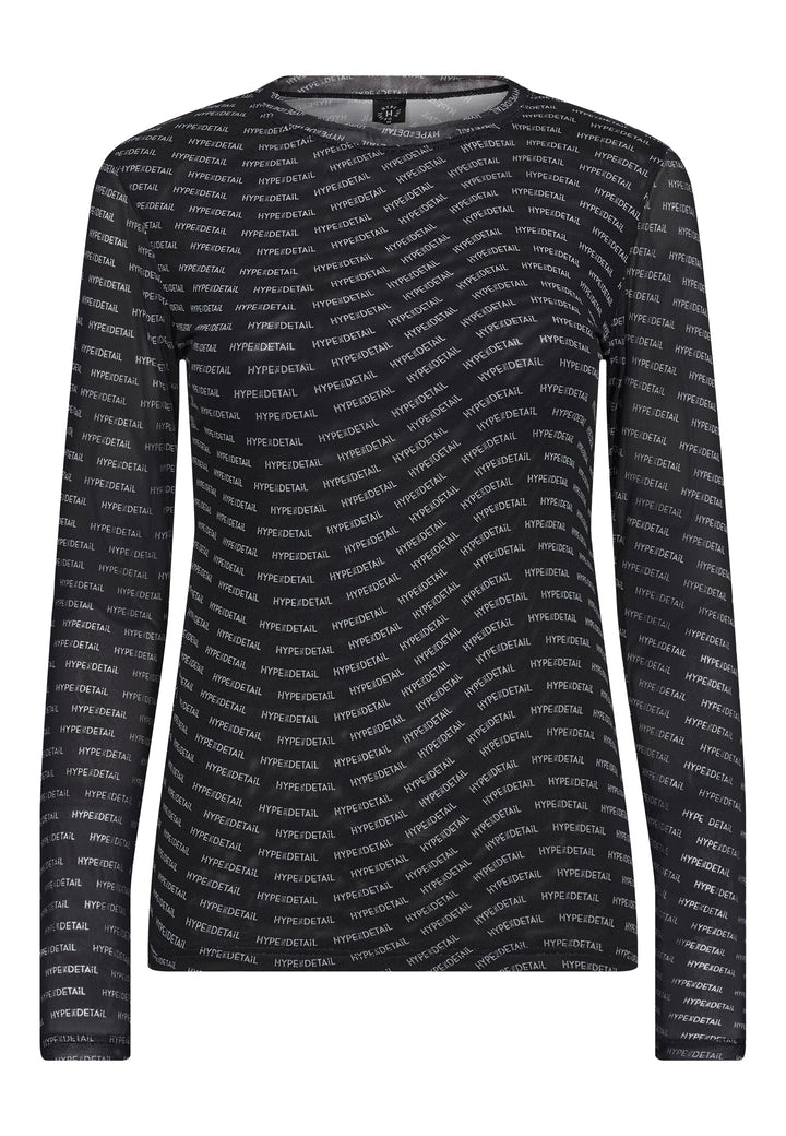 Hype The Detail - Mesh Blouse - 91 Sort
