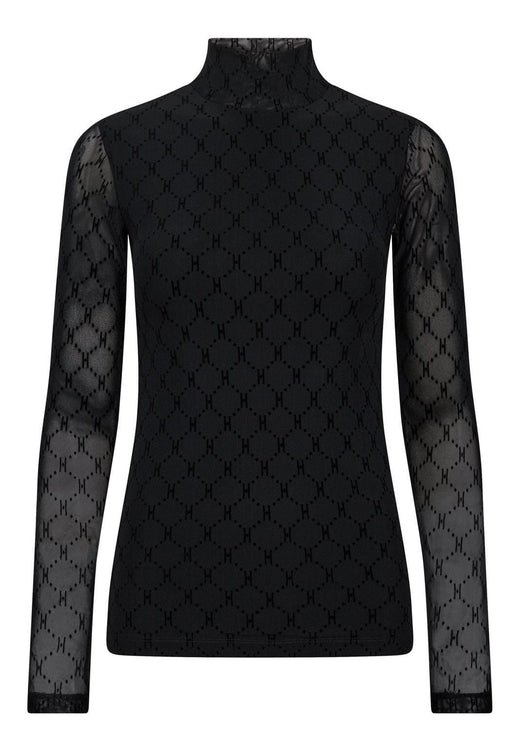 Hype The Detail - Mesh High Neck 300-15 - 9 - Black Toppe 