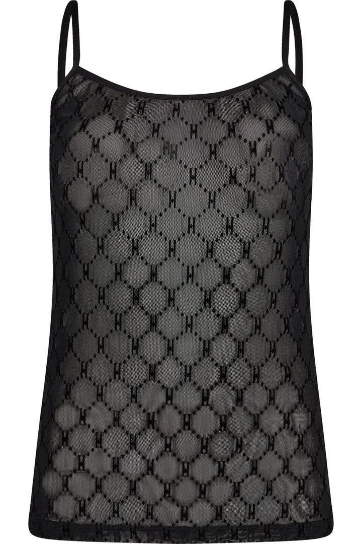 Hype The Detail - Mesh Singlet - Sort Toppe 