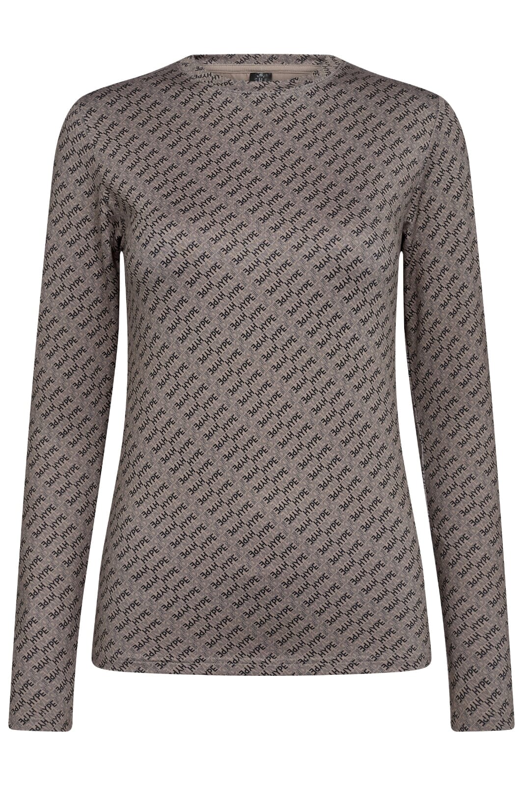 Hype The Detail - Printed Blouse - 39 Beige