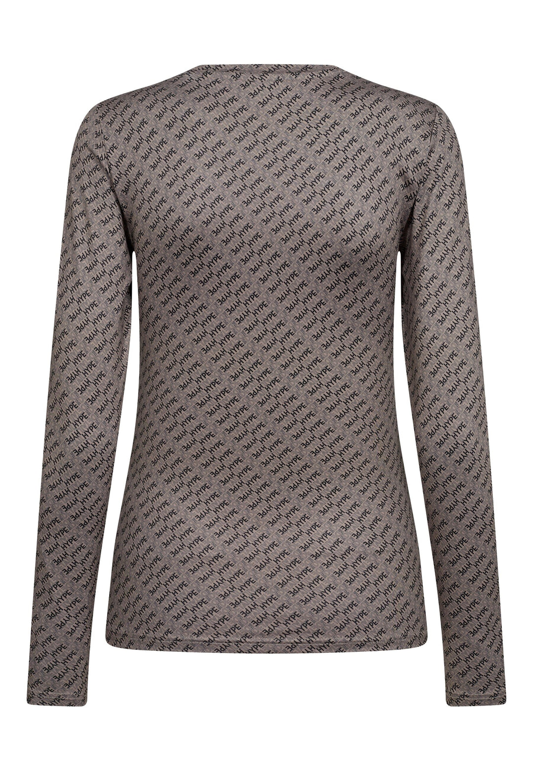 Hype The Detail - Printed Blouse - 39 Beige