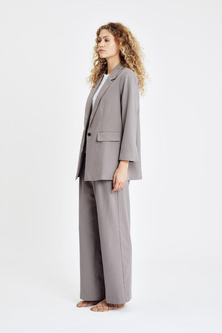 Hype The Detail - Relaxed Blazer 740-60 - 4 - Sand Blazere 