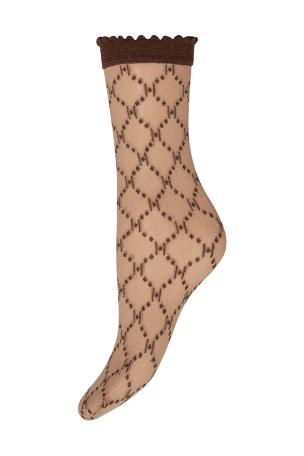 Hype The Detail - Socks Logo 25Den 21113-7501 - 4350 - Brun Strømper 