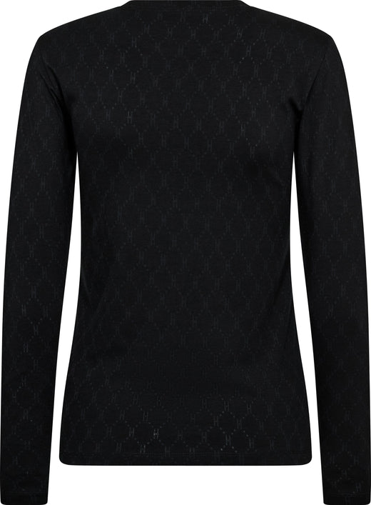 Hype The Detail - Tee L/S, Cotton 600-14 - 9 - Black Toppe 