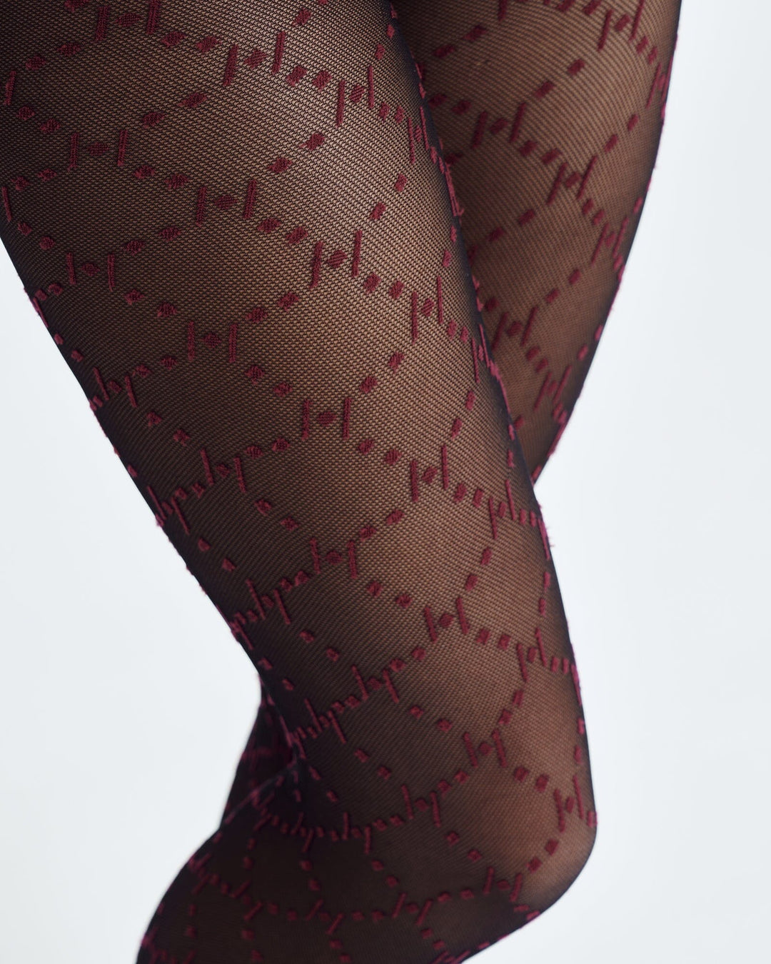 Hype The Detail - Tight Logo 25Den 16013-7701 - 317 - Rød Strømpebukser 