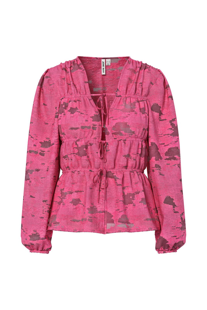 Hypedrop - Hdbriar Ls Tie Shirt 32000618 - 5153028 - Fandango Pink