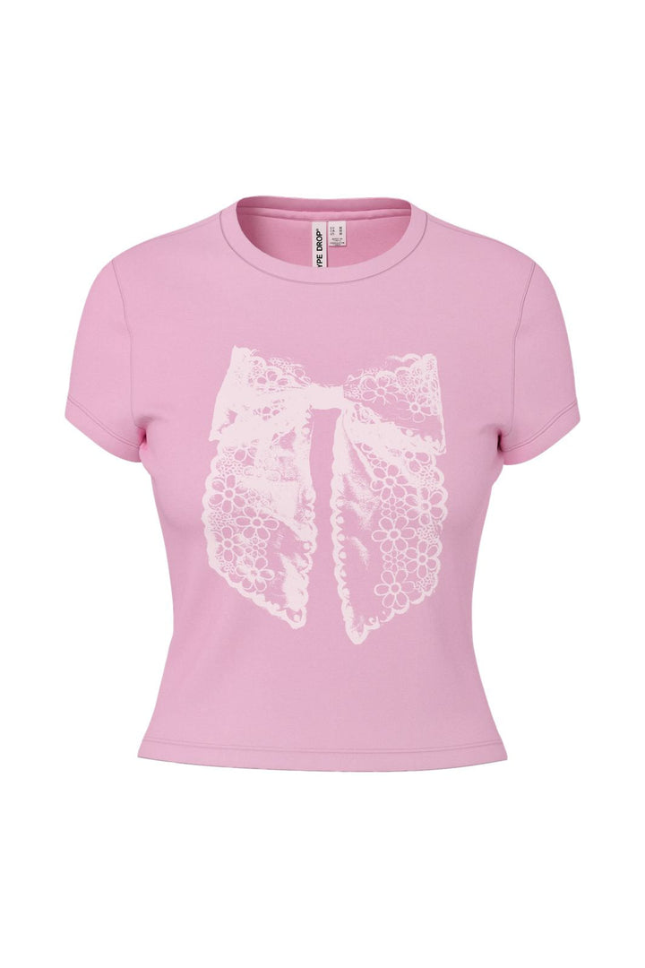 Hypedrop - Hdbrooke Fitted Cropped T-Shirt 32000670 - 5155738 - Pink Lady