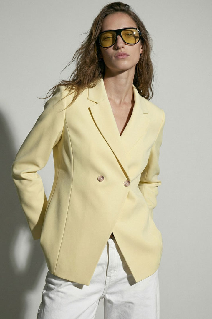 Hypedrop - Hdkamilla Ls Fitted Blazer 32000852 - 5191861 - Anise Flower