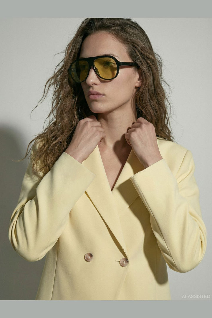 Hypedrop - Hdkamilla Ls Fitted Blazer 32000852 - 5191861 - Anise Flower