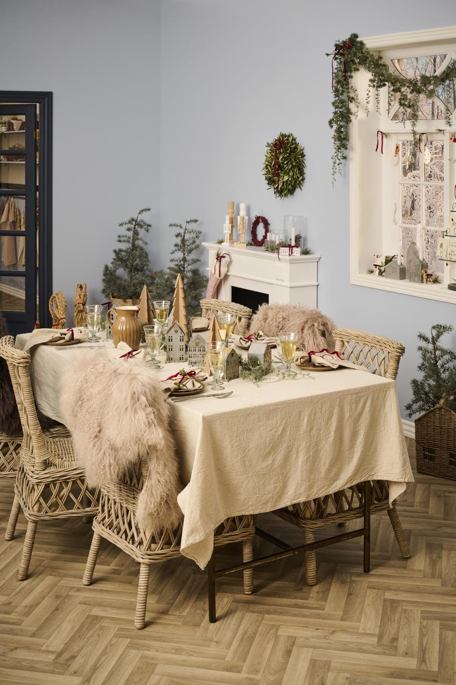 Ib Laursen - Dug Aflang Hørfarvet - 6304-76 Køkkentilbehør 