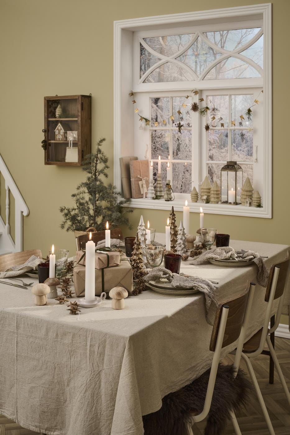 Ib Laursen - Dug Aflang Hørfarvet - 6304-76 Køkkentilbehør 