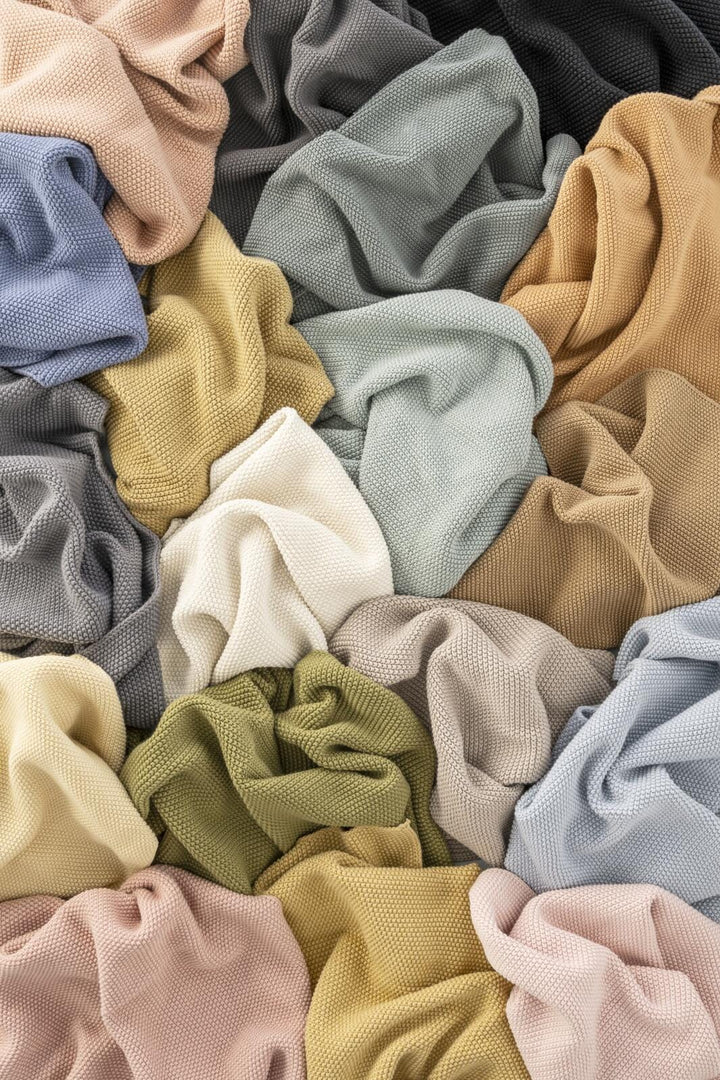 Ib Laursen - Håndklæde Mynte rose shadow strikket - 100% bomuld, Strik - 6352-43