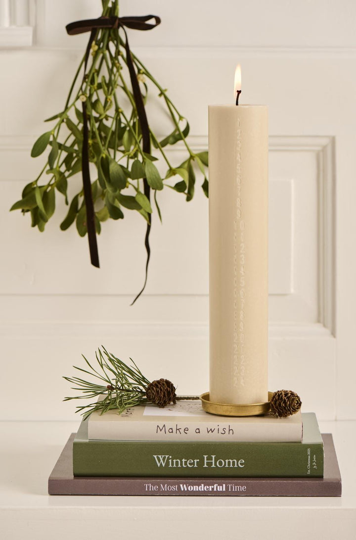 Ib Laursen - Kalenderlys 1-24 Præget Tal Kit Stearin Svanemærket - 78009-44