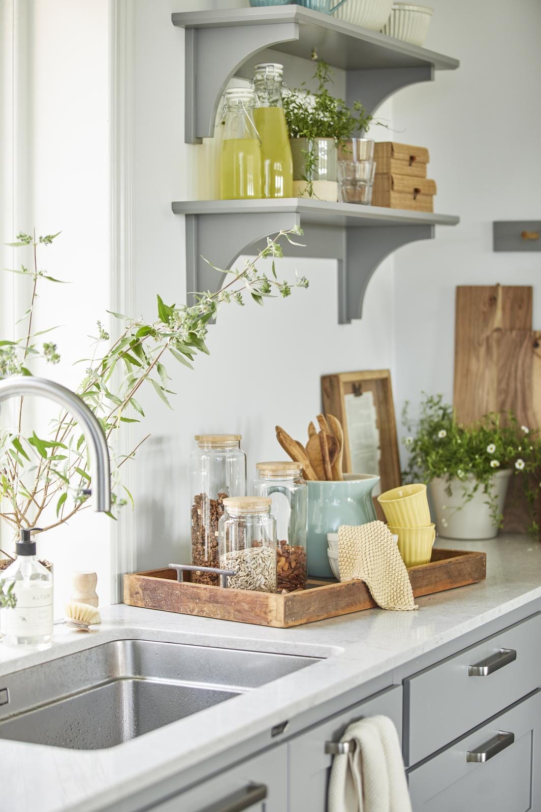 Ib Laursen - Karklud Mynte Lemonade strikket - 100% bomuld, Strik - 6351-04