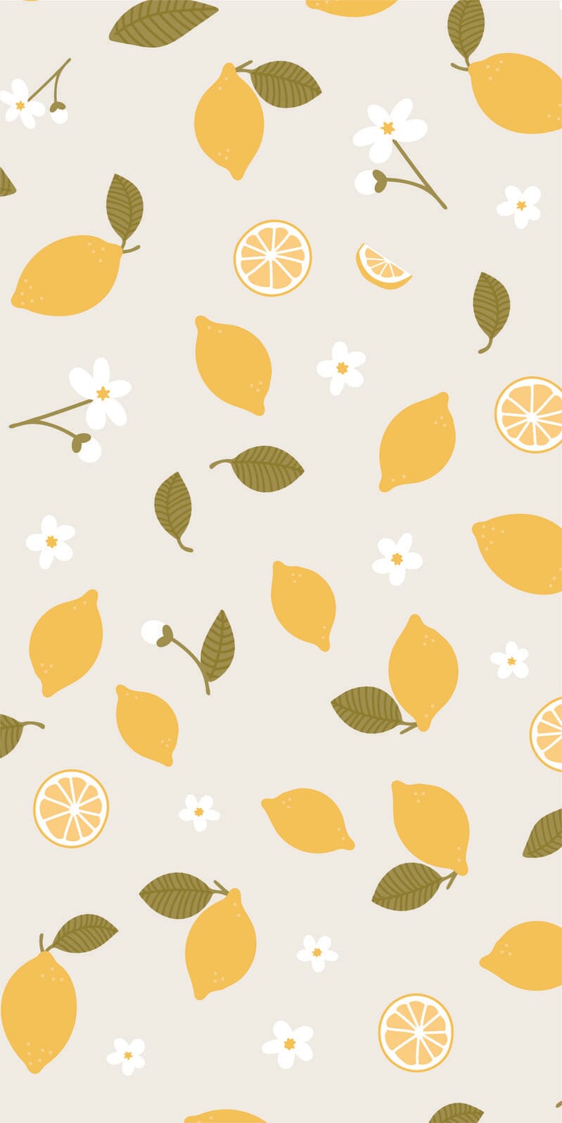 Ib Laursen - Serviet 10x20 cm citroner 16 stk/pk - Papir - 95927-00