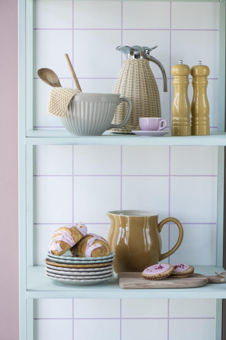 Ib Laursen - Termokande natur polyrattan håndflettet 1,5 ltr - Polyrattan, Rustfrit stål, Plastik - 1619-30