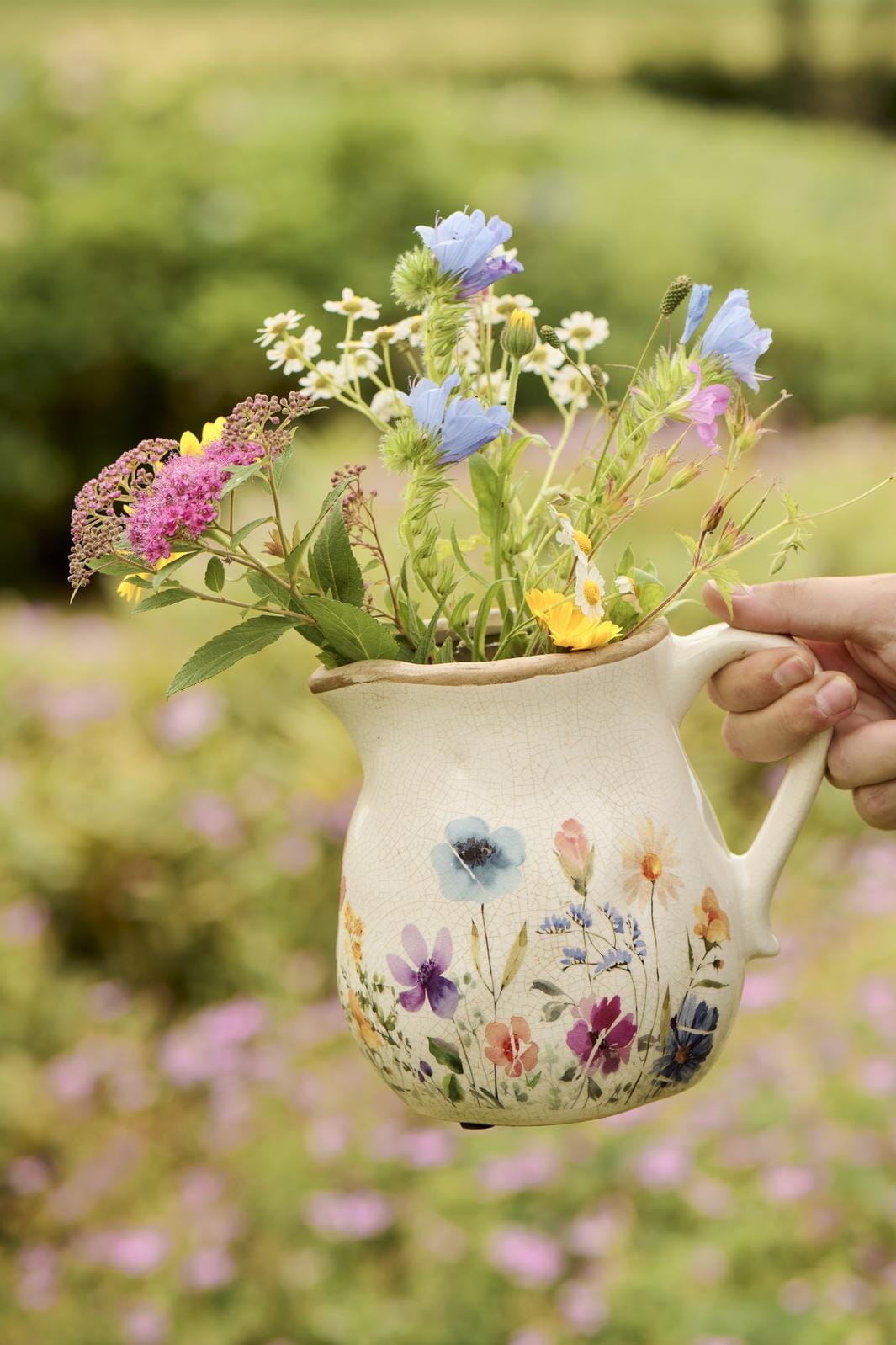 Ib Laursen - Vase m/hank Wildflowers NON FOOD - Keramik - 13161-00