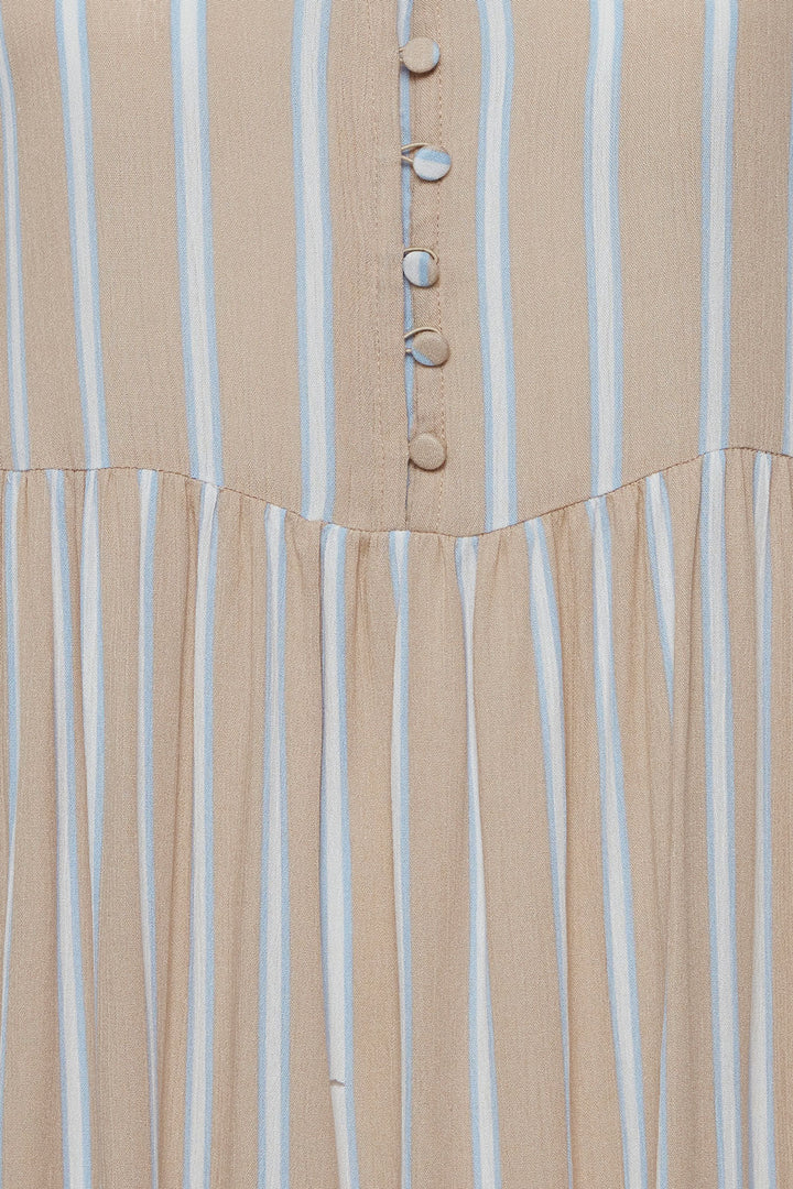 Ichi - Ihmarrakech Aop Dress - Doeskin Kjoler 