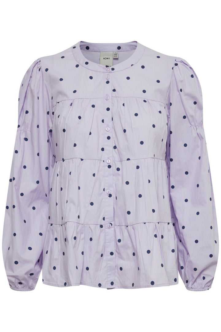 ICHI - IxChloe Dot Shirt - Heirloom Lilac