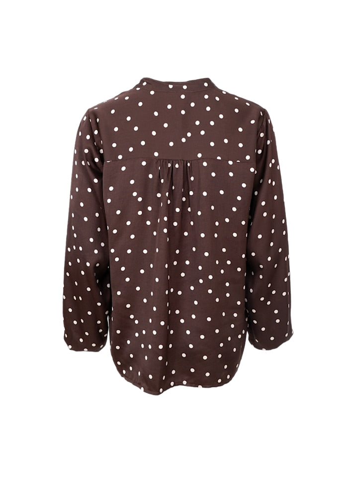 Black Colour - Bcvalery Ls Blouse 41019 - Coffee