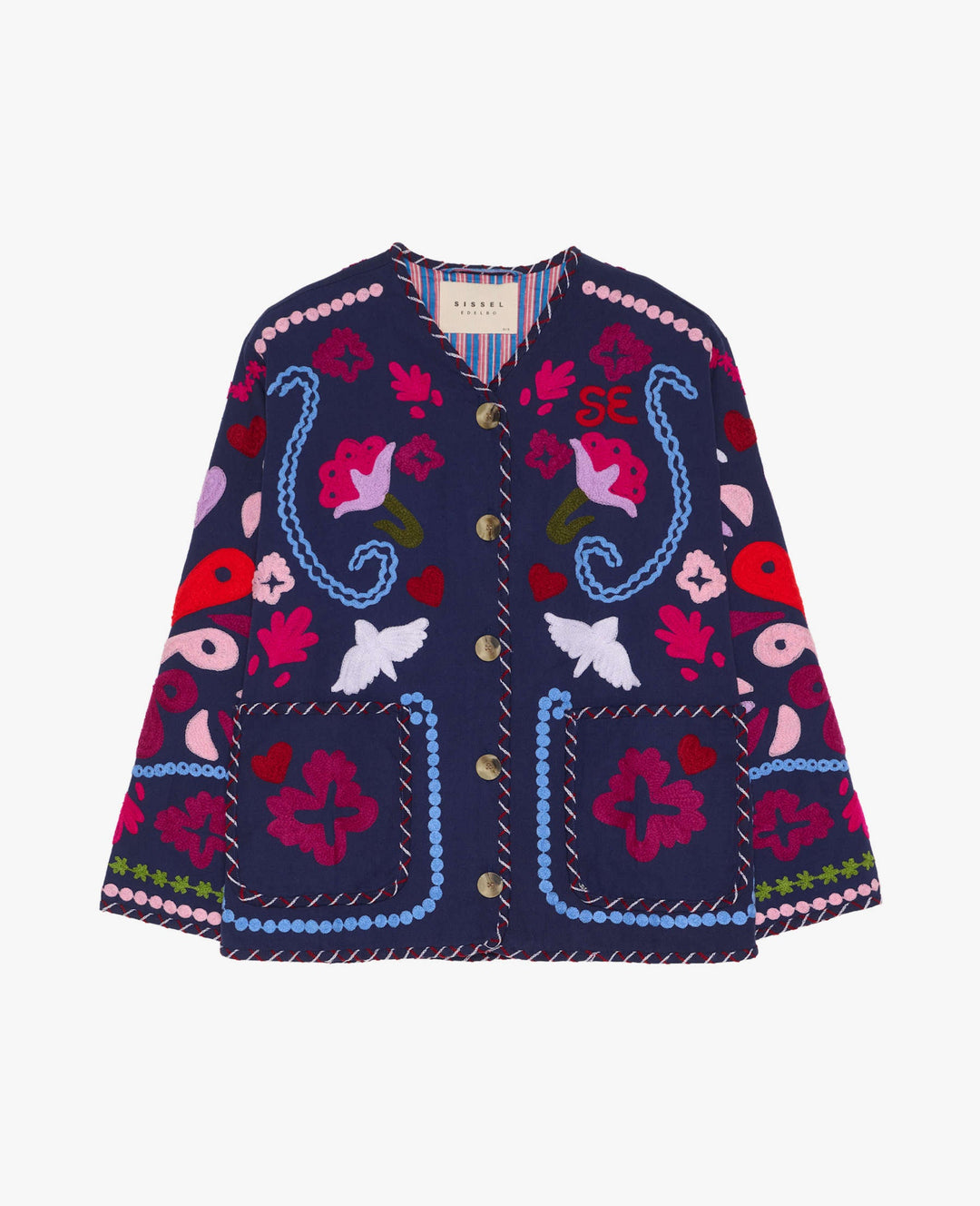 Sissel Edelbo - Maggie Jacket Se 2026 - Navy Festival