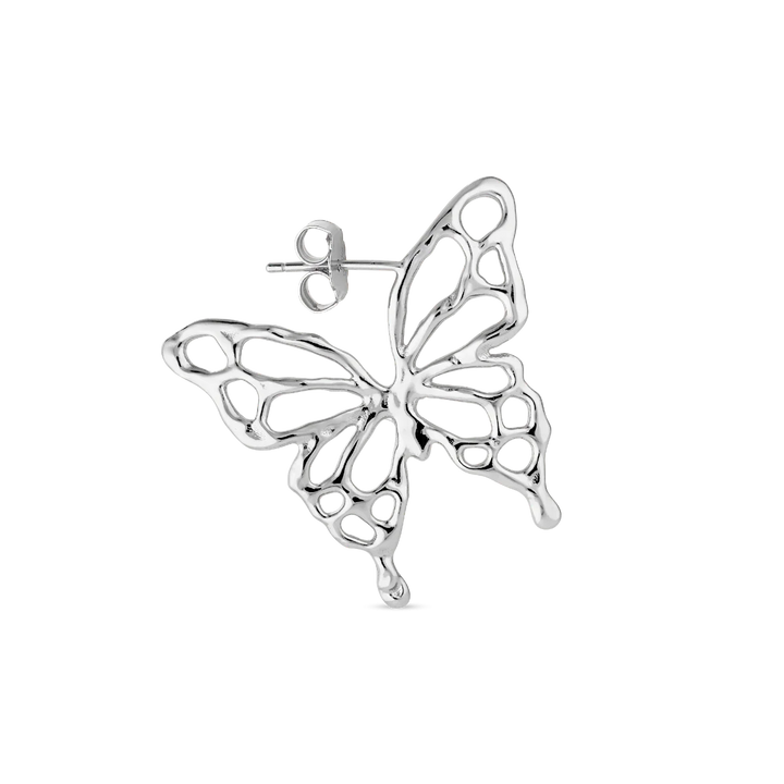 Jane Kønig - Butterfly Earring - Forsølvet