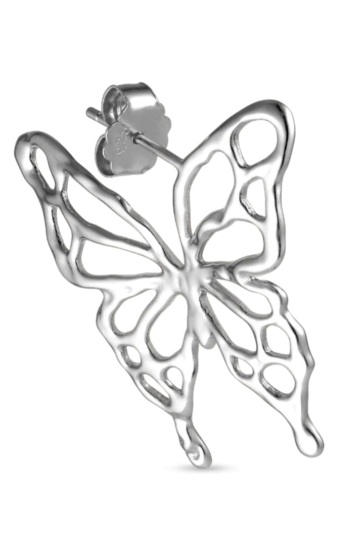 Jane Kønig - Butterfly Earring - Forsølvet