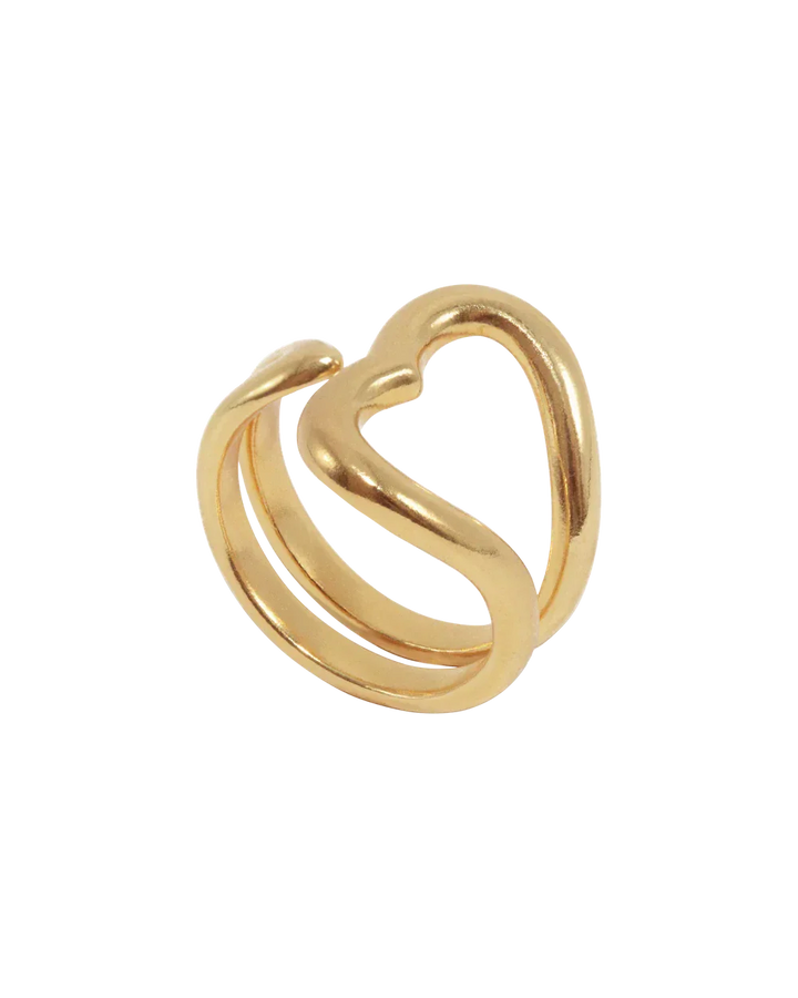 Jane Kønig - Open Heart Ring OHR-AW25-G_54 - Ring Ringe 