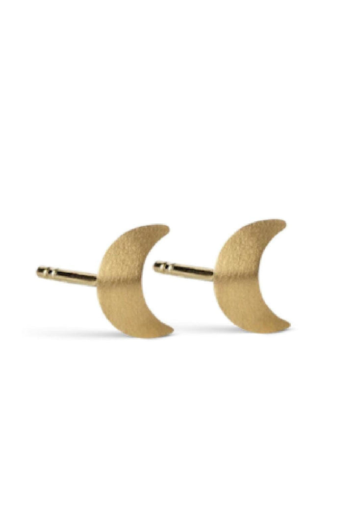 Jane Kønig - Small Half Moon Stud - Golden