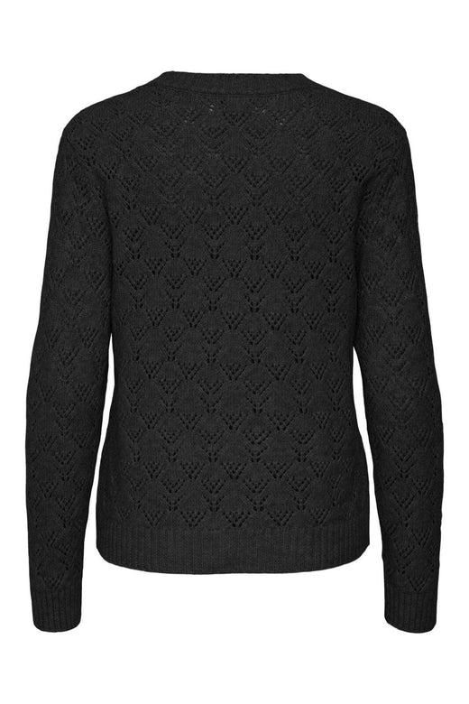 JDY - Jdyamanda Life L/S O-Neck Pullover Knt - 4907203 Black