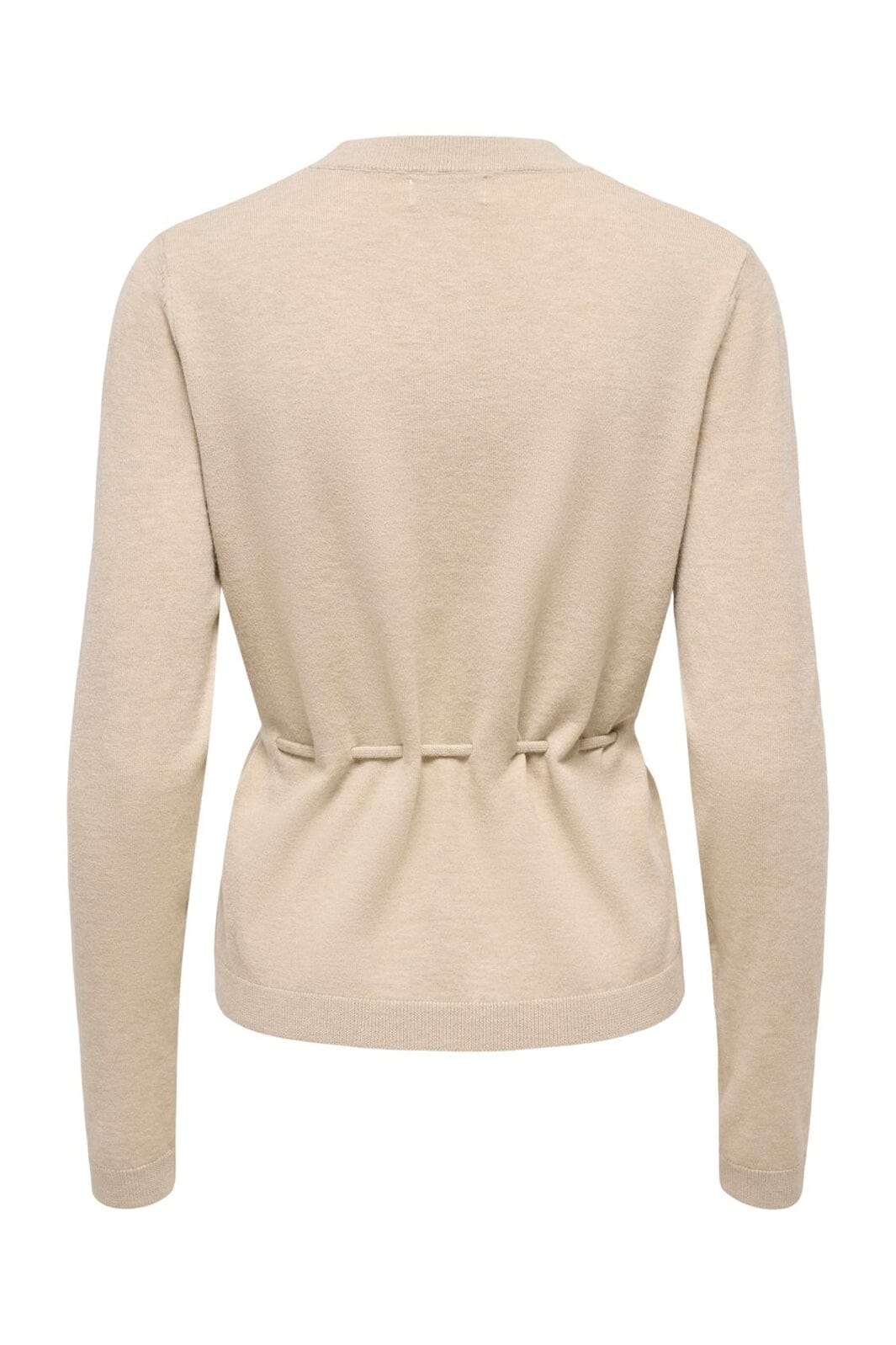 JDY - Jdyamore L/S Tie Cardigan Knt - 5140036 Cement