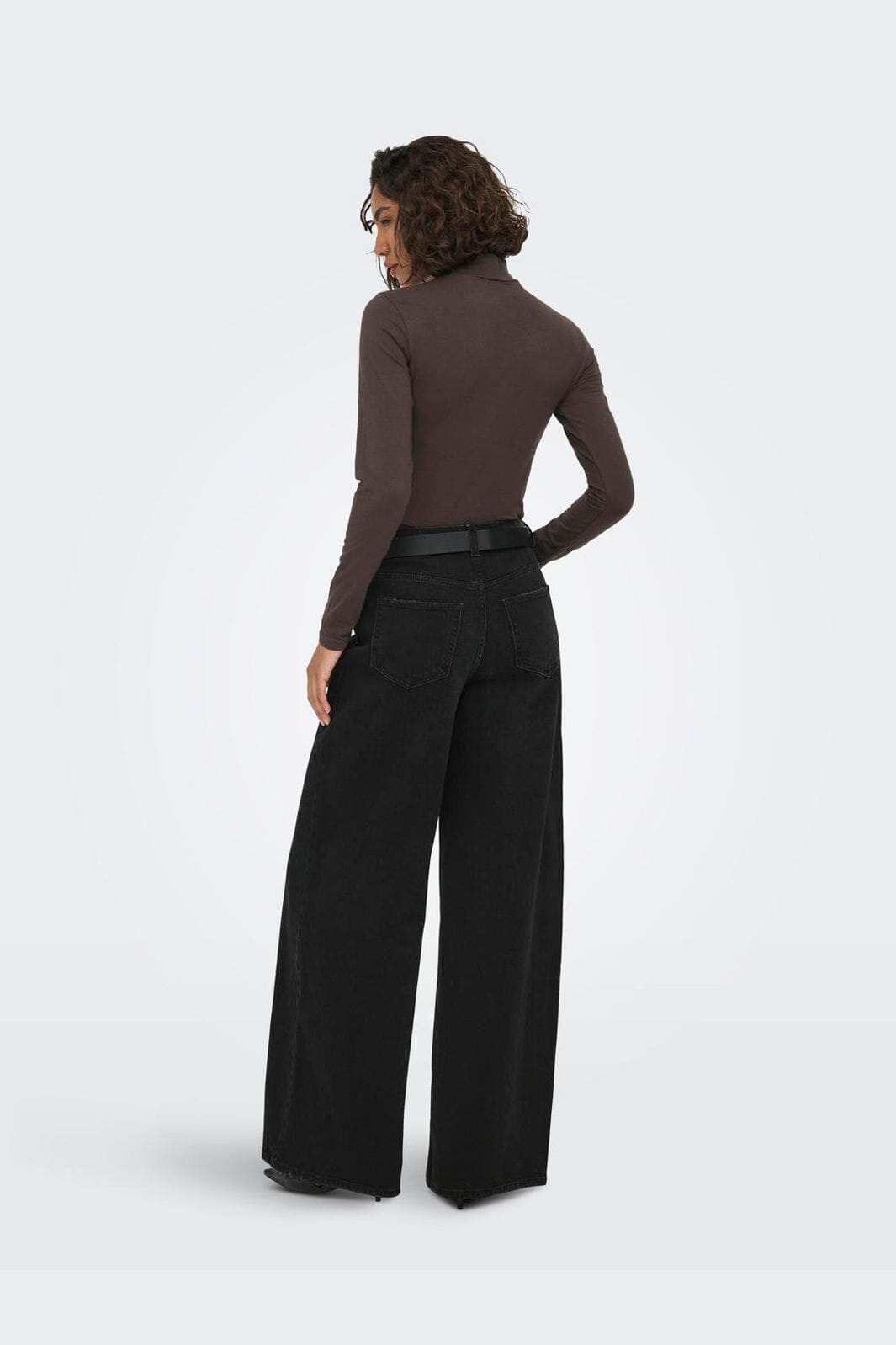 JDY - Jdyava New Turtleneck Top - 4876509 Chocolate Torte