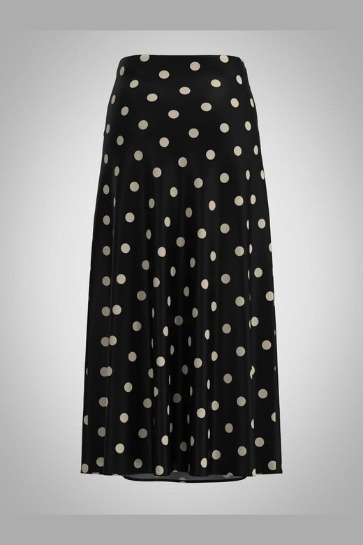 JDY - Jdyaya Life Maxi Skirt - 5064921 Chocolate Torte Whitecap Gray Dot
