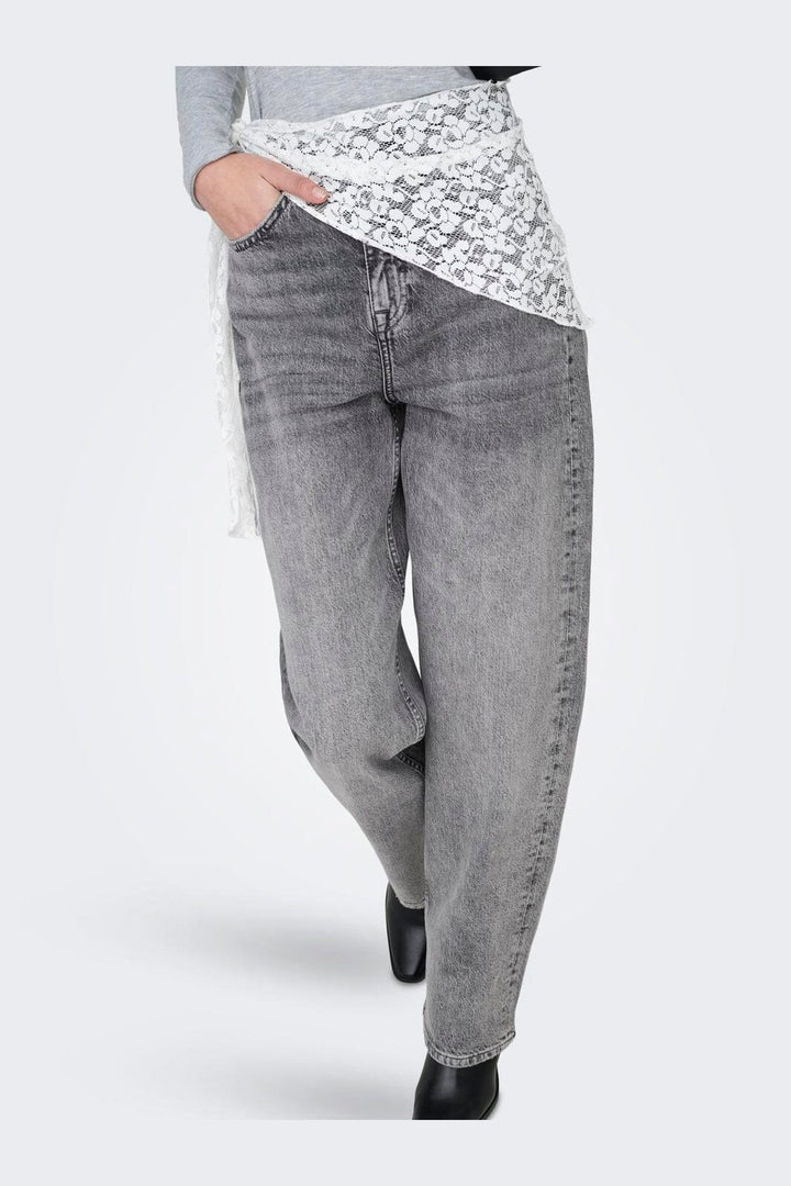 JDY - Jdybailey Barrel Jeans Mg - 5074359 Medium Grey Denim