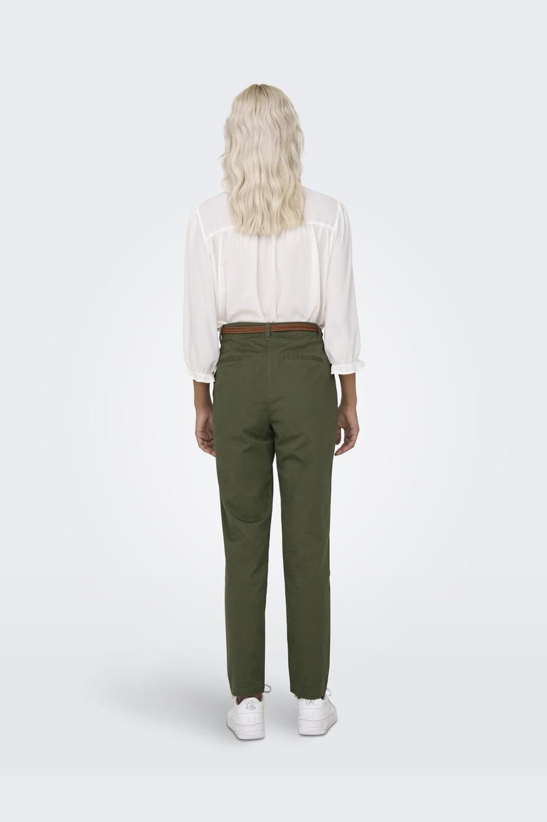 JDY - JDYchicago Belted Chino Pants Dia - 4388910 Kalamata