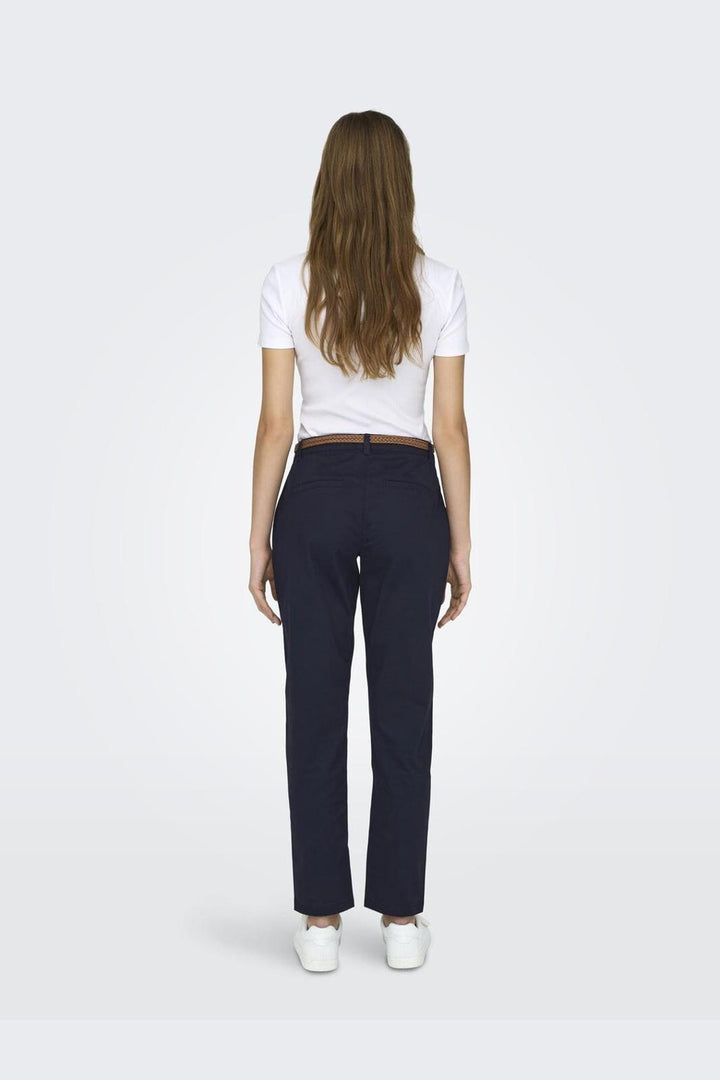 JDY - JDYchicago Belted Chino Pants Dia - 4482614 Night Sky